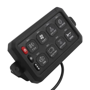 8 Gang Switch Panel w/ App Control Switch Panel w/ Adjustable Brightness - Picture 1 of 9