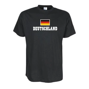 T-Shirt DEUTSCHLAND, Flag Shirt Herren Fanshirt mit Flagge bis 5XL (WMS02-01a) - Bild 1 von 1