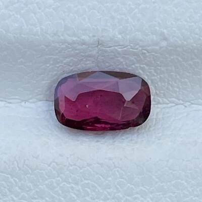 Certified 0.98 Cts Natural Unheated Ruby Cushion Cut Loose Gemstone Wedding Ring - Image 1 of 4