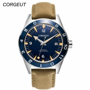 Corgeut 41mm Luminous Sapphire Glass Date Automatic Movement men's Wristwatches - Picture 1 of 20