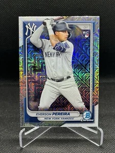 2024 Bowman Mega Box Chrome Mojo Refractor Everson Pereira #93 Rookie RC - Picture 1 of 1