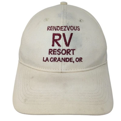 Rendezvous Resort La Grande, OR Baseball Cap Beige One Size Pacific Headwear - Image 1 of 4