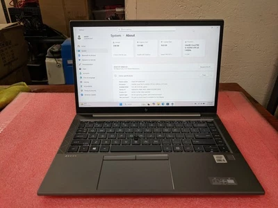 HP ZBook Firefly 14 G7 14" i5-10210U@1.6GHz 16GB RAM 256GB SSD Win 11 Pro  C1294 - Image 1 of 4