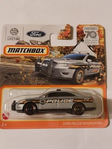 Matchbox basic. Ford Police Interceptor 2 Neuf En Boite . - Picture 1 of 1