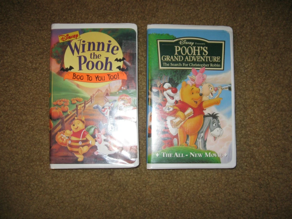 VHS Winnie The Pooh Boo To You Too Pooh's Grand Adventure The Search For Christo Foto 1 de 1