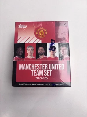 Topps Manchester United Team Set 24/25 Sealed Box Trading Cards Football  - Image 1 of 4