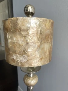Äußerste Perlmutt Akzente. Pearl moderne Buffetlampe mit einer Licht - Bild 1 von 8