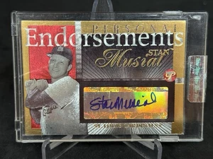 2005 Topps Pristine Personal Endorsements Stan Musial Gold Auto /25 Sealed - Picture 1 of 2