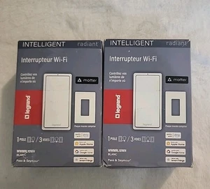 2 X Legrand Radiant Smart Wi-Fi Switch WWMRL10WH - Picture 1 of 1