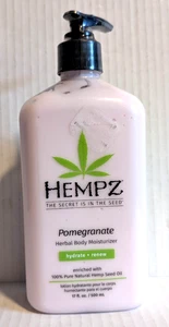 Hempz Hydrate + Renew Pomegranate Body Lotion 17 oz - New Sealed - Picture 1 of 2
