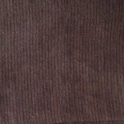 DARK BROWN Pin Stripe 100% Linen 42" X 42" + Bonus Areas Remnant Piece - Image 1 of 4