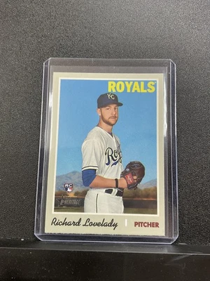 2019 Topps Heritage Richard Lovelady #652 Rookie Kansas City Royals - Image 1 of 2