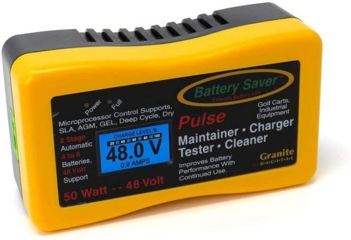 Battery Saver 48V, 50W Quick Charger, Tester & Auto Pulse Maintainer ...