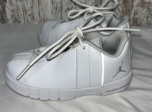 Scarpe Nike Air Jordan Team Elite TE 2 basse bambini taglia 7C bianche AO2101 100