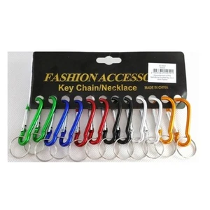 Mousqueton Aluminium  5,5 cm Porte-Clés Attache Crochet Randonnée - Imagen 1 de 1