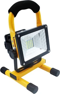 faro led da 30W ricaricabile faretto batterie sostituibili luce fredda portatile - Immagine 1 di 4