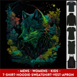A Fantasy Wolf in the Forest Hombre Mujer Niños Unisex - Imagen 1 de 102