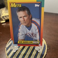 1990 Topps Traded #37T BUD HARRELSON New York Mets