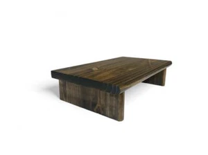 30" CIDS Monitor Stand Pine 1" Dark Walnut 30 x 11.25 x 4.88 Wood Riser NEW - Picture 1 of 9