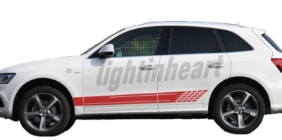 For Audi Q5 8R Car Side Door Stickers Graphics Vinyl Film Racing Sport Decal - Image 1 of 4