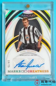 2022-23 Immaculate newcastle Alan Shearer Marks of Greatne Auto 4/25 No parallel - Picture 1 of 2
