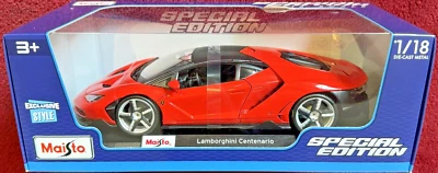 Lamborghini Centenario Naranja 1:18 Maisto Estilo Exclusivo Edición Especial Foto 1 de 2