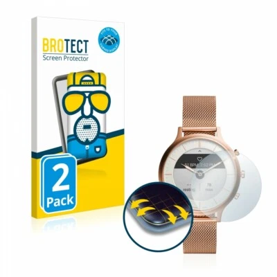 Fossil Charter HR, 2x BROTECT® Flex Mate 3D Curvado Cubierta Completa Protector de Pantalla Foto 1 de 4