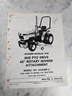 Haban Owner Operator Service Manual Ha60mp-5 Mower For Case Ih 235 Tractor