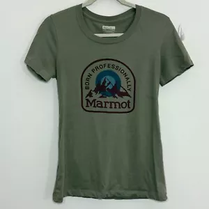 Marmot Womens Shirt Large Gray Born Professionally Hiking Outdoors - Picture 1 of 12