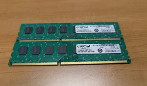 Crucial 16GB (2x8GB) DDR3-1600 UDIMM Desktop RAM PC3-12800 240-Pin – Tested - Picture 1 of 1