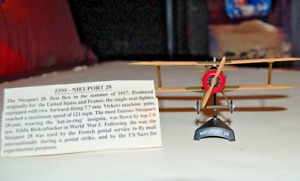 WW1 DIECAST MODEL BY POSTAGE STAMP-NIEUPORT 28 AIRCRAFT