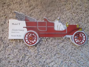Ford Model T Souvenir Booklet Advertising Brochure - Bild 1 von 6