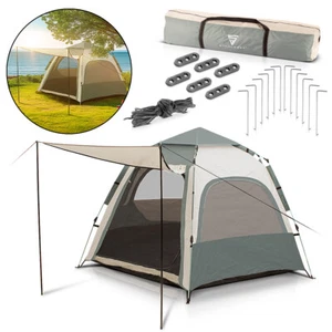 STAHLWERK Campingzelt Pop-Up-Zelt Wurfzelt Igluzelt Faltzelt Zelt 3-4 Personen - Bild 1 von 10