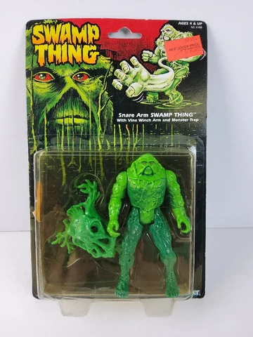 Kenner Snare Arm Swamp Thing 5" Action Figure Vintage 1990 Toy NEW Cover
