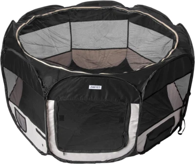 Box per Animali Cani E Gatti Cuccioli Recinto Pieghevole Tessuto Impermeabile (N - Immagine 1 di 4