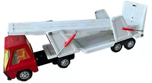 Camión Gozan España Coloso. Coches de transporte de coches en chapa 14" - Imagen 1 de 10