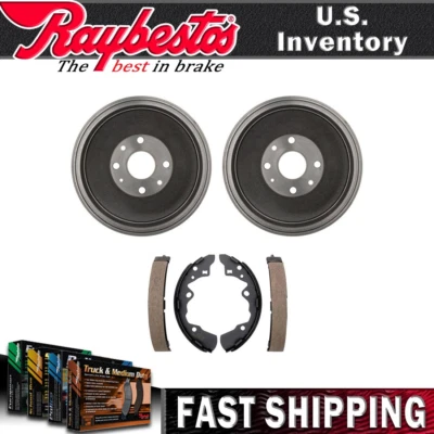 Kit trasero tambores de freno y zapatas de freno para Ford Escort 1997-2003 - Raybestos Foto 1 de 4