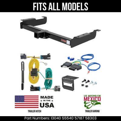 Enganche de remolque para GMC Savana 1500 03-14 + cableado de 5 pines para todos los modelos remolque de corte Foto 1 de 4