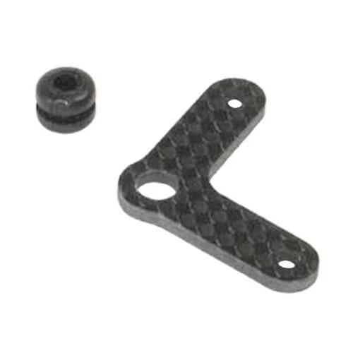 Serpent Carbon Rear Tank-bracket w/ Grommet   801157 - Image 1 of 1