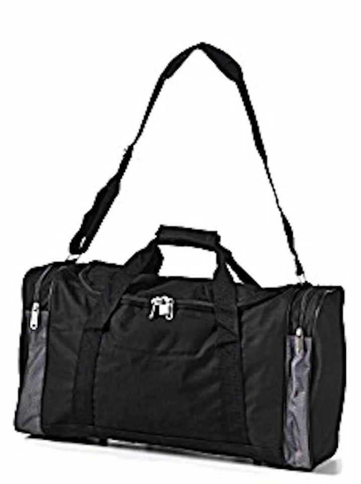 5 Cities Ultra Lightweight Cabin Size Carry On Holdall, Black - Image 1 of 1