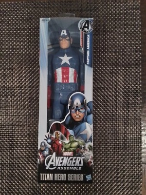 MARVEL / Hasbro - "Captain America"  12” TITAN HERO SERIES Action Figure SEALED - Image 1 of 2