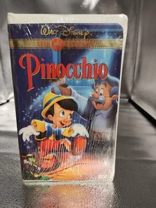 Walt Disney Pinocchio (VHS, 1999, Clam Shell Gold Collection) Brand New  - Picture 1 of 4