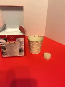 Lenox Gold Trimmed Merry Lights Angel Votive Holder - Picture 1 of 7