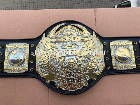 TNA World  heavyweight Championship Belt adult zinc plates 4mm thickness Cover