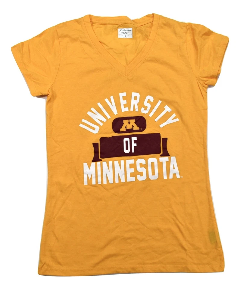 J. America Juniors Minnesota Golden Gophers Shirt New S, M, L, XL - Image 1 of 1