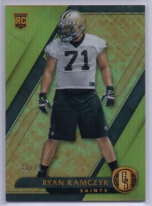 2017 Panini Gold Standard # 164, RYAN RAMCZYK /79 RC Rookie New Orleans Saints - Picture 1 of 2