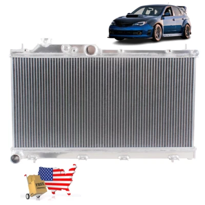 Aluminum Radiator fit 08-14 2016 2017 2018 19 Subaru WRX WRX STI Impreza H4 2.5L - Изображение 1 из 4