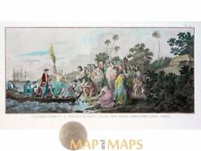 Friendly Islands Débarquement à Middelburgh James Cook 1778 | Important Voyages.
