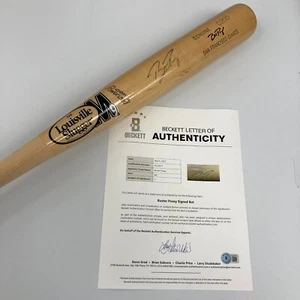 Buster Posey Signed 2012 Game Used Louisville Slugger Bat PSA DNA Beckett COA - Picture 1 of 10