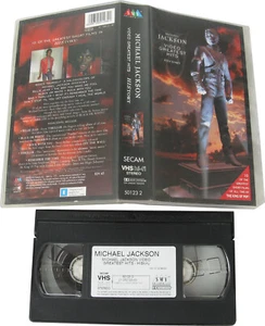 Michael Jackson VHS HISTORY Greatest Hits SECAM Video Tape Clips 1995 - Picture 1 of 2